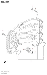 DF70A From 07003F-310001 (E01 E40)  2013 drawing INTAKE MANIFOLD