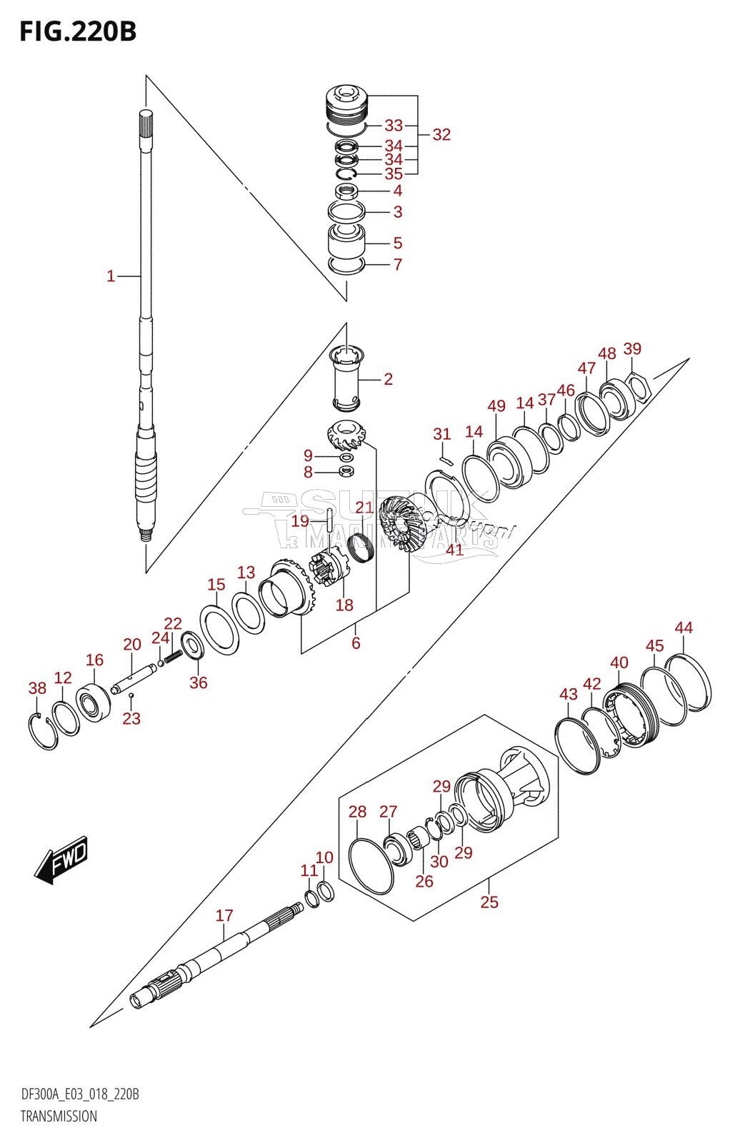 TRANSMISSION (DF250A)