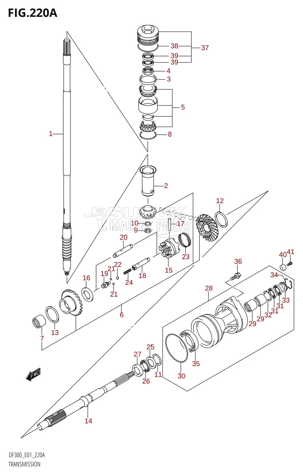 TRANSMISSION (DF300T)