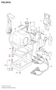 DF140A From 14003F-410001 (E03)  2014 drawing OPT:REMOTE CONTROL ASSY DUAL (1)