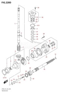 DF100B From 10004F-140001 (E01 E40)  2021 drawing TRANSMISSION ((DF70ATH,DF90ATH):E40)