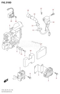 DF30A From 03003F-240001 (P01 P40)  2022 drawing RECTIFIER /​ IGNITION COIL (DF30AR,DF30AT,DF30ATH)