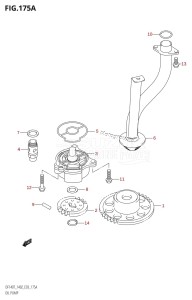 DF140 From 14001F-510001 (E03)  2005 drawing OIL PUMP