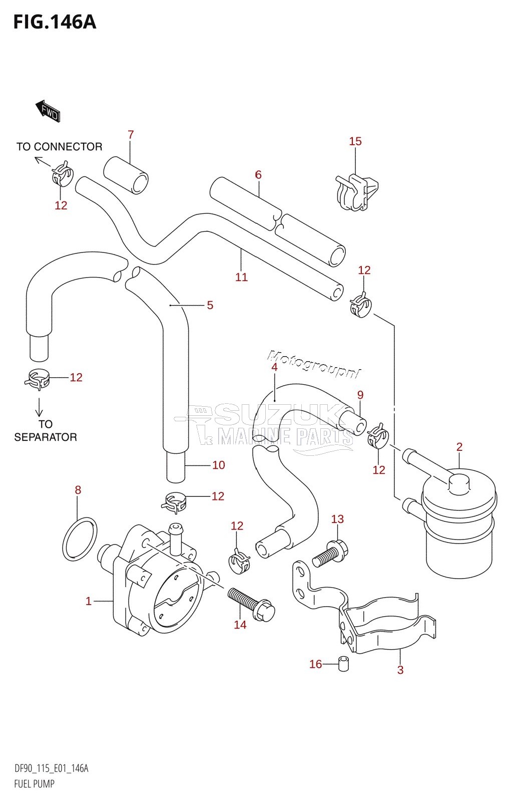 FUEL PUMP ((DF90T,DF115T):(K1,K2,K3,K4,K5,K6))