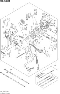 04001F-421001 (2004) 40hp E03-USA (DF40TK4) DF40 drawing OPT:REMOTE CONTROL (K4)