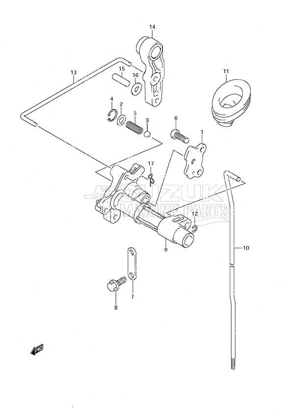 Clutch Rod w/Remote Control