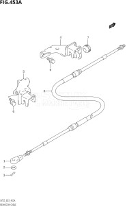 02502F-880001 (2008) 25hp E03-USA (DF25K8  DF25K9  DF25RK8  DF25RK9) DF25 drawing REMOCON CABLE (DF25R)