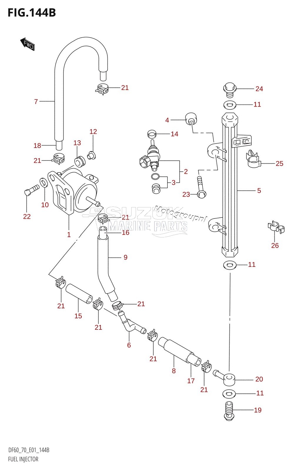 FUEL INJECTOR (X,Y,K1,K2,K3,K4,K5,K6,K7,K8,K9)