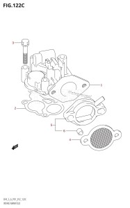 DF5 From 00502F-310001 (P01)  2013 drawing INTAKE MANIFOLD (DF6:P01)