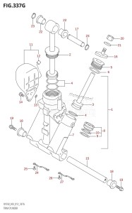 DF250ST From 25004F-210001 (E03)  2012 drawing TRIM CYLINDER (DF200T:E03:L-TRANSOM)