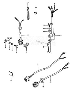 DT16 From 1602-200001 ()  1982 drawing NEUTRAL SWITCH (MODEL G)