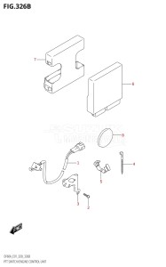 04004F-040001 (2020) 40hp E34-Italy (DF40AST) DF40A drawing PTT SWITCH / ENGINE CONTROL UNIT (DF40AQH:E01)