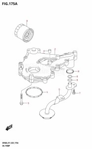 DF50A From 05004F-340001 (E03)  2023 drawing OIL PUMP