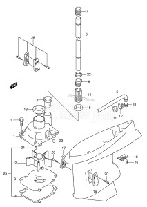 DT150 From 15003-371001 ()  2003 drawing WATER PUMP