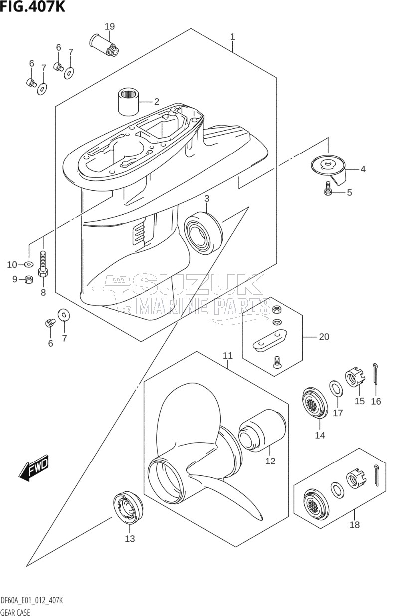 GEAR CASE (DF60ATH:E01)