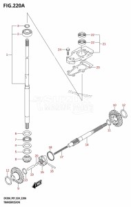 DF9.9B From 00995F-440001 (P01)  2024 drawing TRANSMISSION (DF9.9B,DF9.9BR,DF15A,DF15AR,DF20A,DF20AR)