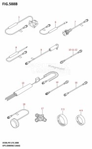 DF9.9B From 00995F-510001 (P01)  2015 drawing OPT:LOWRANCE GAUGE (DF9.9BT:P01)