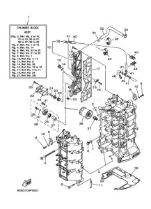 F100D drawing CYLINDER--CRANKCASE-1