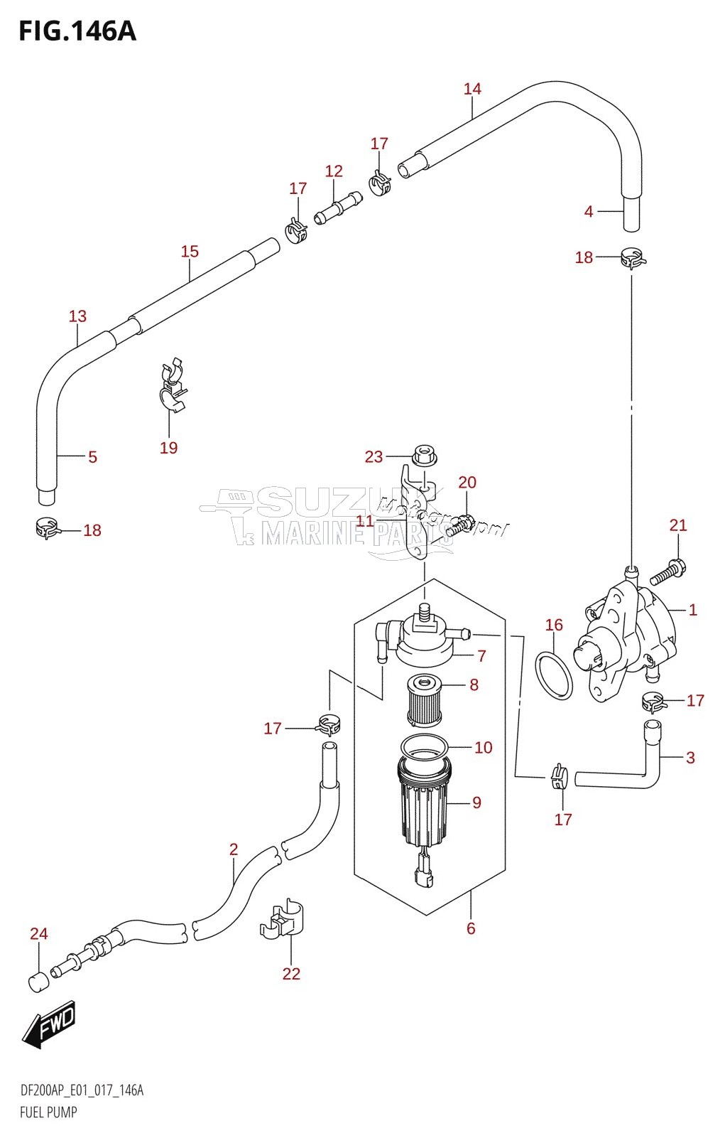 FUEL PUMP (DF200AP:E01)