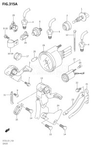 20001Z-510001 (2005) 200hp E01 E40-Gen. Export 1 - Costa Rica (DF200WZK5  DF200ZK5) DF200Z drawing SENSOR