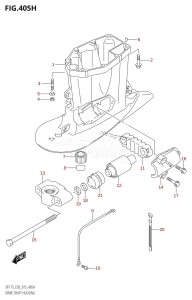 DF175Z From 17502Z-510001 (E03)  2015 drawing DRIVE SHAFT HOUSING (DF175ZG:E03)