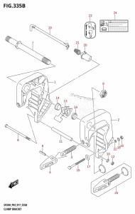 DF9.9B From 00995F-710001 (P03)  2017 drawing CLAMP BRACKET (DF9.9BR:P03)