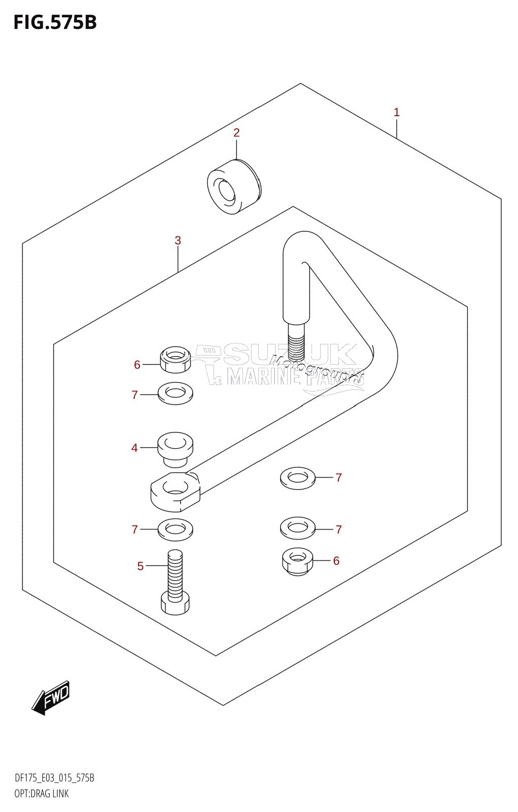 OPT:DRAG LINK (DF150Z:E03)