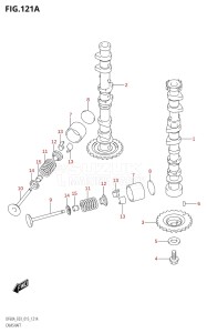 05003F-510001 (2005) 50hp E03-USA (DF50A) DF50A drawing CAMSHAFT