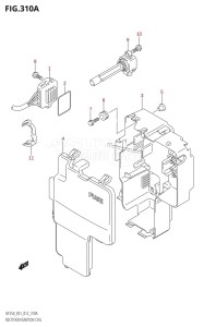 DF200 From 20002F-210001 (E01 E40)  2012 drawing RECTIFIER /​ IGNITION COIL