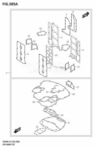 DF300B From 30003F-440001 (E11)  2024 drawing OPT:GASKET SET