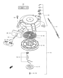 DT9.9 From 00991K-701911 ()  1987 drawing STARTER