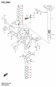 DF60A From 06002F-510001 (E01 E40)  2015 drawing SWIVEL BRACKET (DF40ATH:E01)