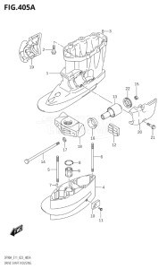 10004F-140001 (2021) 100hp E01 E40-Gen. Export 1 - Costa Rica (DF100BT  DF100BT   DF100BT) DF100B drawing DRIVE SHAFT HOUSING (SEE NOTE)