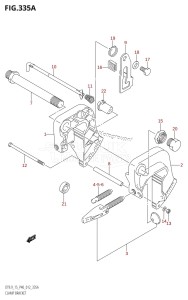 DT15 From 01504-210001 (P40)  2012 drawing CLAMP BRACKET