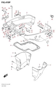 DF250 From 25003F-610001 (E01 E40)  2016 drawing SIDE COVER (DF200T:E40:L-TRANSOM)