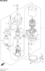 15004F-040001 (2020) 150hp E03-USA (DF150AST) DF150AST drawing STARTING MOTOR