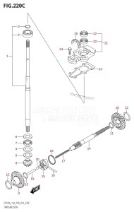 DT9.9A From 00993K-910001 (P36 P40)  2019 drawing TRANSMISSION (DT9.9A:P40,DT15A:P40)