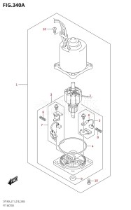 DF100A From 10003F-810001 (E11)  2018 drawing PTT MOTOR (DF100AT,DF115AT,DF115AZ)