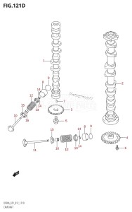 DF70A From 07003F-210001 (E01 E40)  2012 drawing CAMSHAFT (DF70ATH:E40)