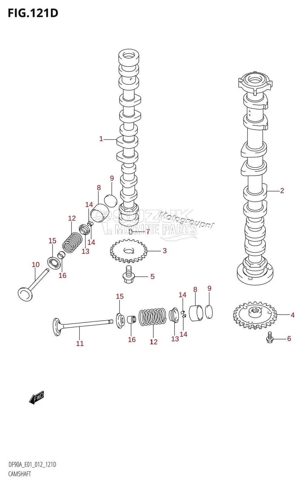 CAMSHAFT (DF70ATH:E40)