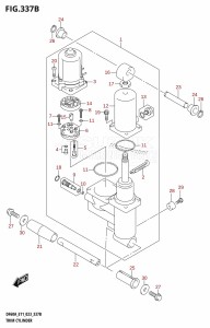 DF50A From 05004F-240001 (E03)  2022 drawing TRIM CYLINDER ((DF40A,DF40ATH,DF50A,DF50ATH):(022,023))