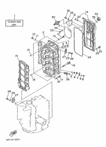 F50A drawing CYLINDER--CRANKCASE-2