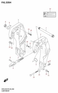 DF30A From 03003F-610001 (P01 P40)  2016 drawing CLAMP BRACKET (DF30ATH:P01)