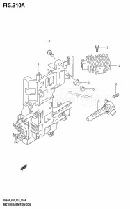 DF60A From 06002F-410001 (E01 E40)  2014 drawing RECTIFIER /​ IGNITION COIL