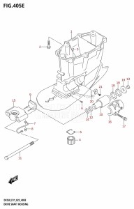 DF200 From 20002F-140001 (E01 E40)  2021 drawing DRIVE SHAFT HOUSING (DF250ST:X-TRANSOM)