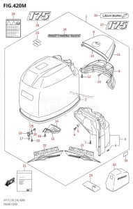 DF175T From 17502F-610001 (E03)  2016 drawing ENGINE COVER (DF175TG:E03)