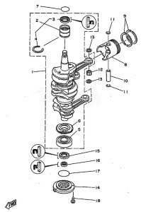 50GETO drawing CRANKSHAFT--PISTON