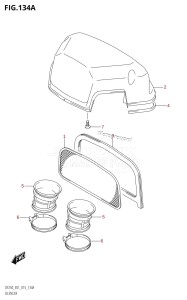 DF200 From 20002F-510001 (E01 E40)  2005 drawing SILENCER