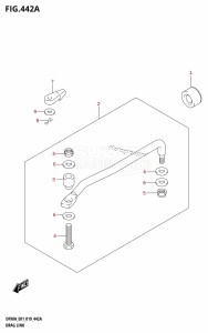 DF80A From 08002F-910001 (E01 E40)  2019 drawing DRAG LINK (DF70A,DF80A,DF90A,DF100B)