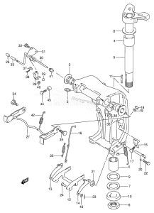 DT140 From 14002-751001 ()  1997 drawing SWIVEL BRACKET (DT115Q:E38)